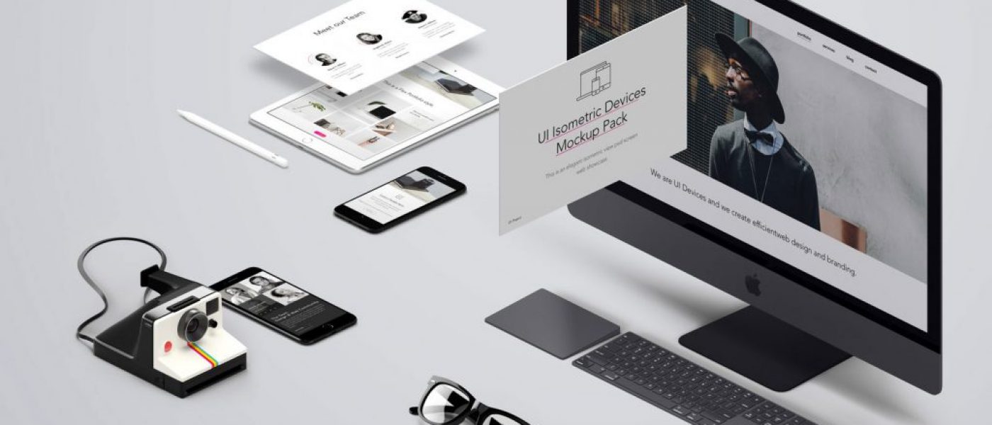 UI Isometric Mock Up